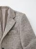 Ikalook Alpaca Grid Check Blazer Jacket Djk101