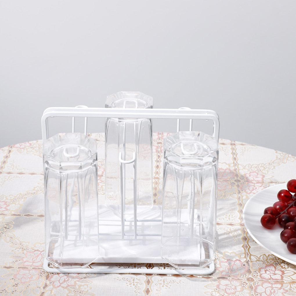 Strong Load-bearing Bottle Holder For Kitchen Organization Creative Cup Holder Base Drain Rack Tray