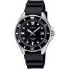 CASIO Standard Analog Watch MDV-10-1A1V Boys Women Girls Black Bezel Urethane Band Overseas Model