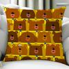 Cartoon HHey DDuggeeES cushion cover Birthday Anniversary Gifts Double Sided Printed Zipper Cushion Cover Soft Skin Bedding