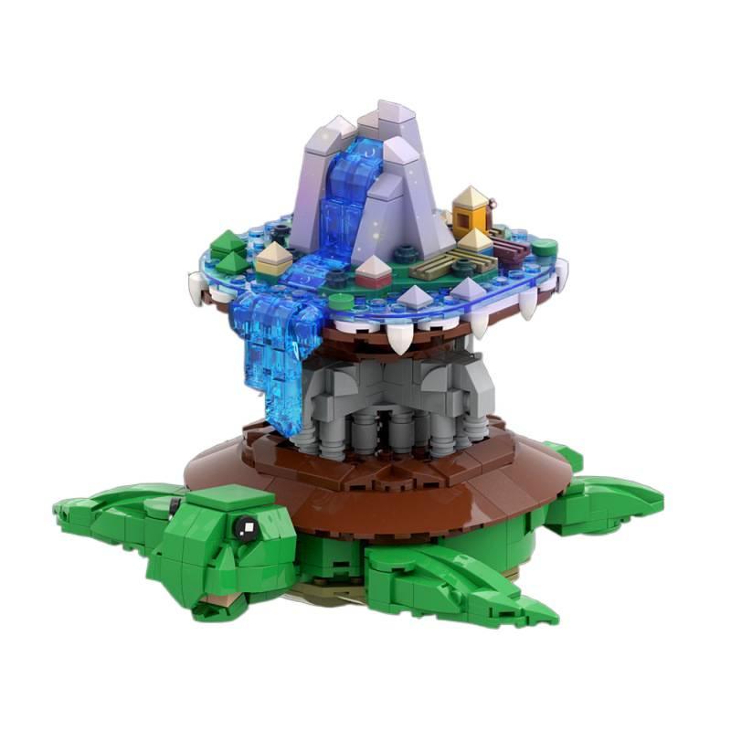 Конструктор MOC Черепаха - Креативная Строительная Игрушка для Мальчиков, Идеальный Подарок на Рождество