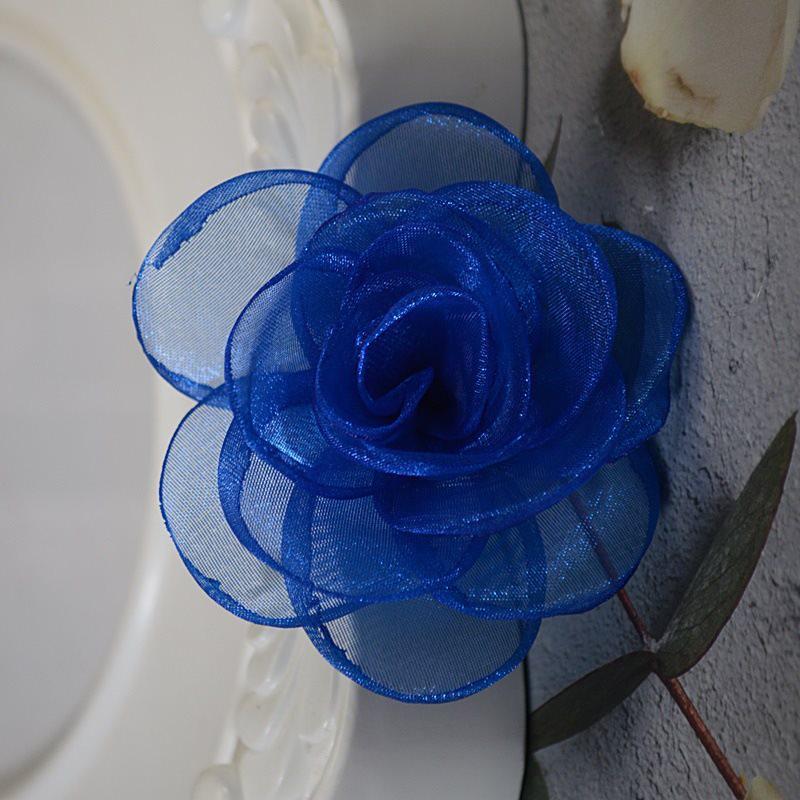 Корейский стиль, 15 штук, цветы из марли "Снег", для DIY одежды, заколок для волос, ювелирных аксессуаров
