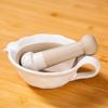 Manual Ceramic Grinding Bowl Safety Rice Paste Bowl Baby Food Milling Bowl  Garlic Ginger Grinding