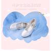 Girls Dress Shoes Princess Flower Girl Wedding Party Performance Low Top White PU