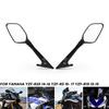 2Pcs Motorcycle Rear View Mirrors Replacements Side Mirrors for Yamaha YZF-R25 14-16/YZF-R3 15-17/YZF-R15 13-15