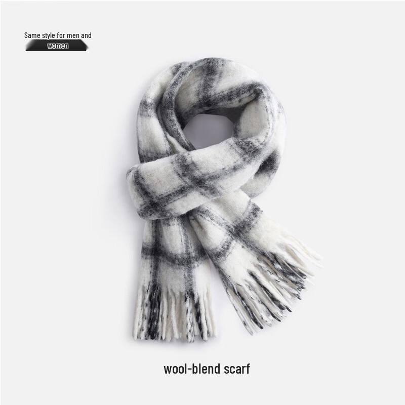 Navigare Unisex Plaid Scarf
