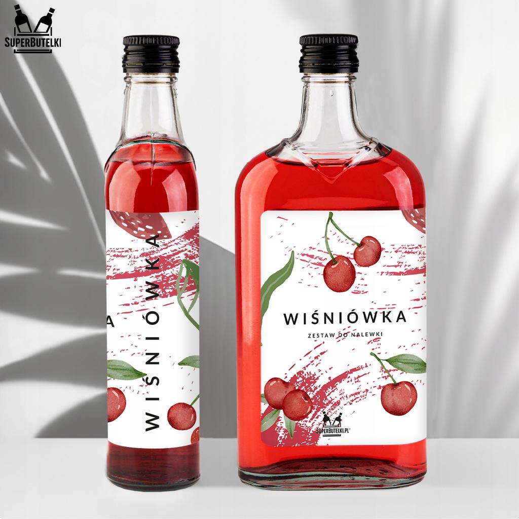 Gift Box For Man, Boy, Dad For Making Cherry Liqueur 500 Ml