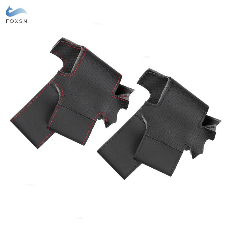 Автомобильные аксессуары, кожаный чехол на руль для VW Caddy 2003 2004 2005 2006 Caravelle 2003-2009 Transporter T5