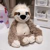 25/35cm Creative Toys Forest Animals Fox Raccoon Sloths Plush Doll Pillows Soft Filling Cute Playful Shapes  Good Gifts