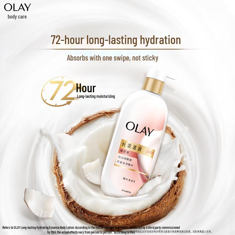 Olay Стойкий увлажняющий лосьон для тела с ниацинамидом и ароматом кокоса