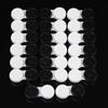 20 PCS Kit Mini Eye Glass Plastic Candy Color Travel Glasses Holder Soaking Box Contact Lens Case