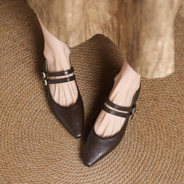 Модная повседневная женская обувь с острым носком, женская обувь с мелким вырезом и низким каблуком, платье, новая обувь-слипоны из ткани, мэри джейн, на шнуровке, резиновая, для отдыха