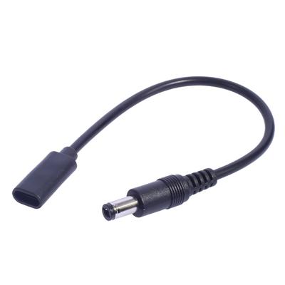 Кабель-адаптер 5,5x2,1 мм (папа) на USB Type C (мама) Разъемы Кабель-удлинитель питания для зарядки для ноутбуков, мобильных телефонов