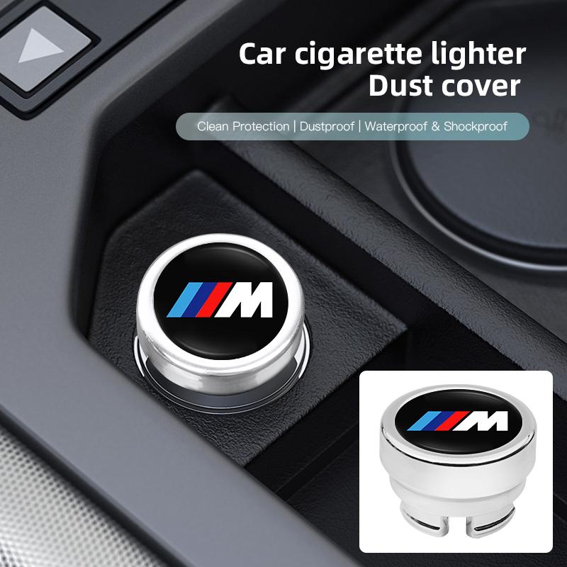 Декоративная крышка прикуривателя для BMW - Пластиковая, пылезащитная, с логотипами