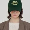 VARZAR TMV Lettering Ball Cap [Twill Green]