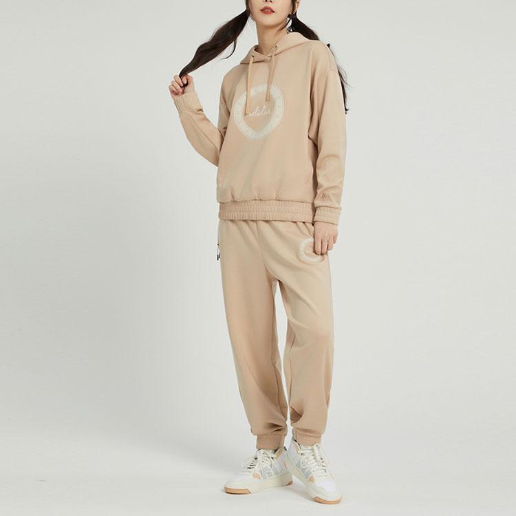 Adidas Трикотажная толстовка с капюшоном и завязками с буквенным принтом, женская толстовка цвета хаки IB2756