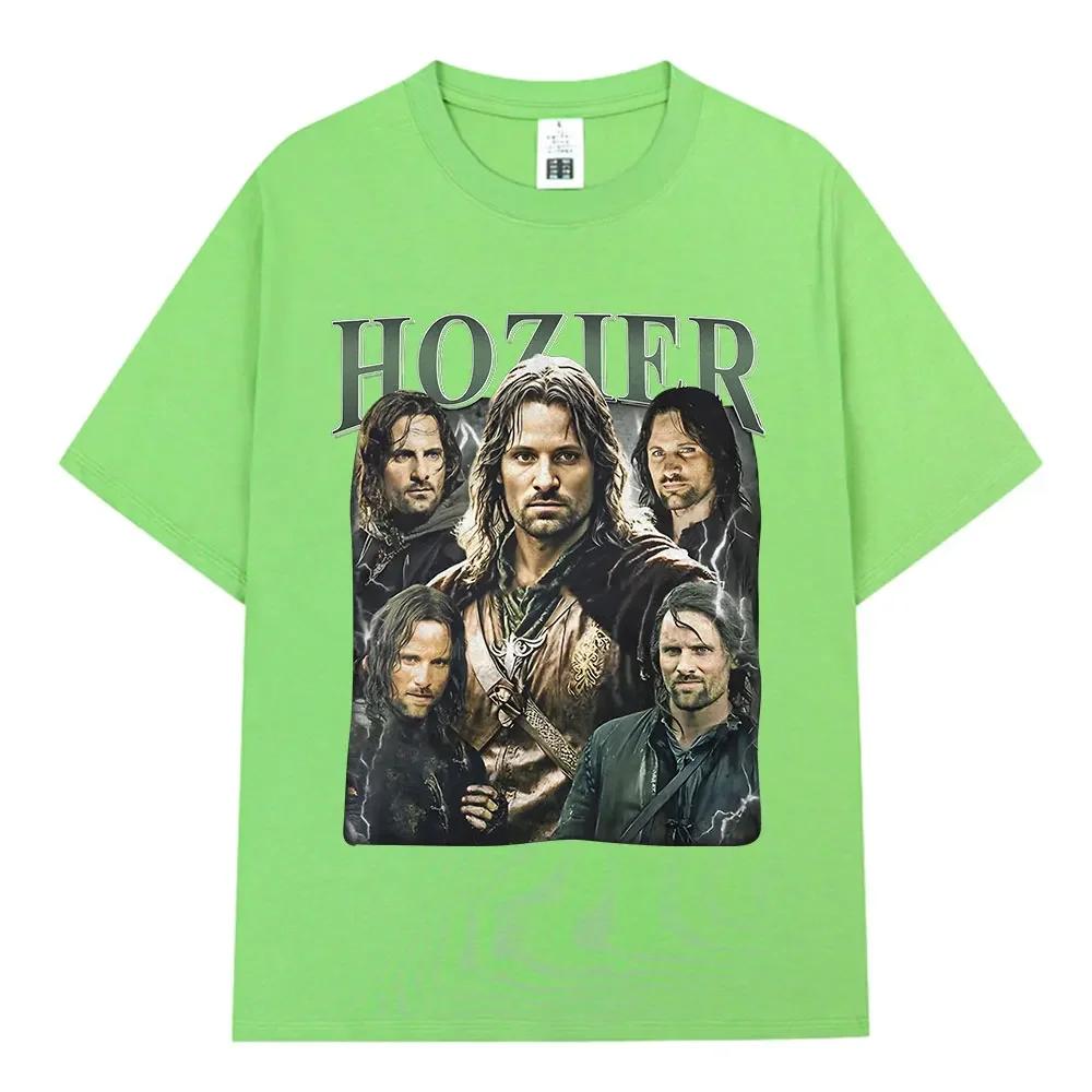 Hozier Funny Meme Aragorn Graphic T Shirt Unisex Unisex Hip Hop Harajuku Short Sleeve Tshirt 100 Cotton Casual Oversized Tee Shirt