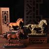 Resin Horse Statue Art Animal Sculpture Micro Landscape Miniatures Figurine  Office