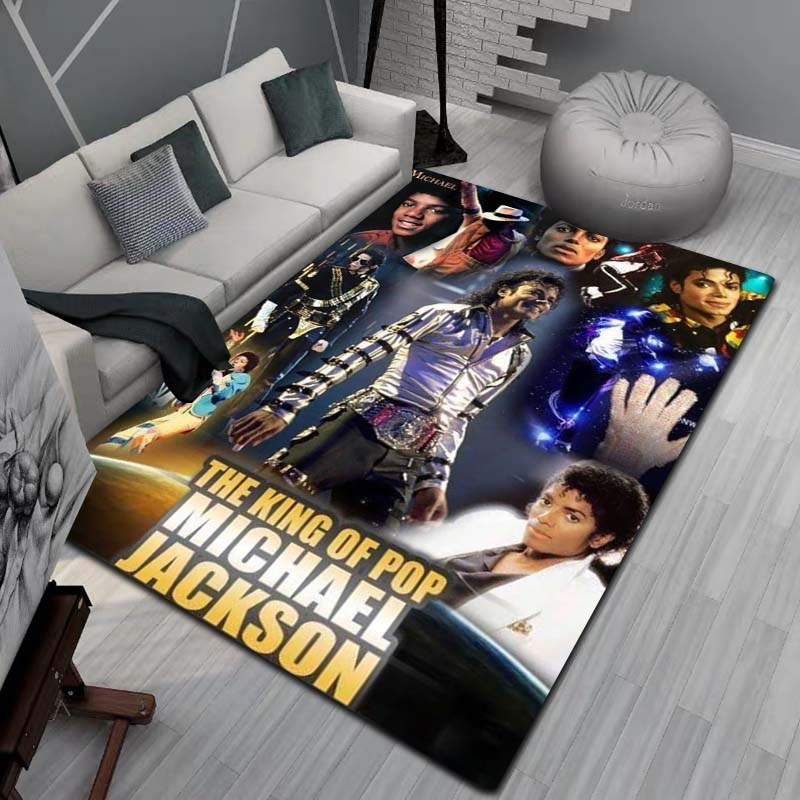 3D Модный Художественный Ковер MJ Майкл Джексон Король Поп-музыки для Спальни Гостиной Дивана Дома, Большой Детский Нескользящий Напольный Коврик