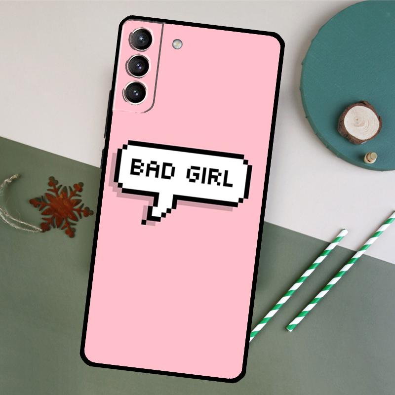Чехол для телефона 'Хорошая Плохая Девочка Лучший Друг' для Samsung Galaxy S25 S20 S21 S22 S23 S24 S26 Ultra S10 Plus S25 FE Задняя крышка