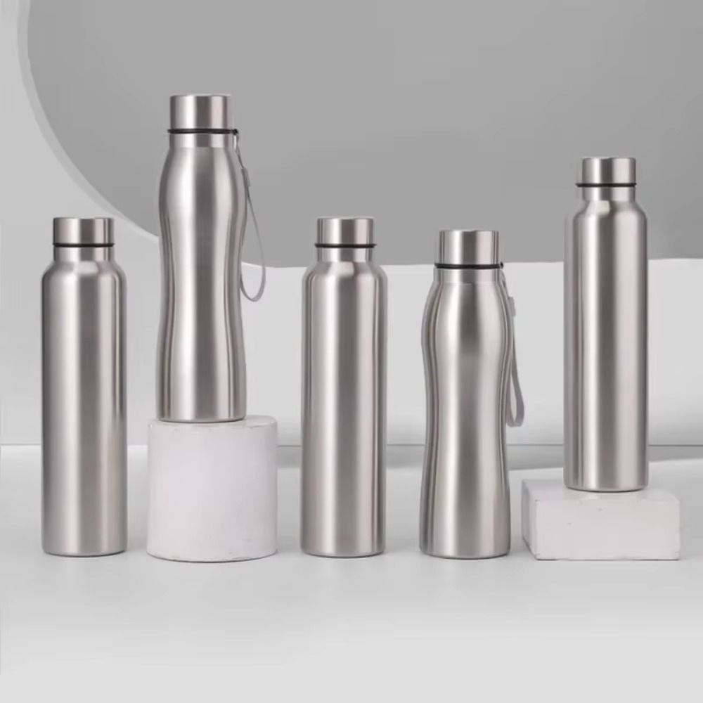 Single-layer Outdoor Drink Bottles Stainless Steel Travel Water Cup Sports Water Bottles Cycling