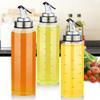 Heat Resistant Glass Oil Bottle For Kitchen Leak Proof And Large Capacity Liquid Dispenser For Soys Sauce and Vinegar
