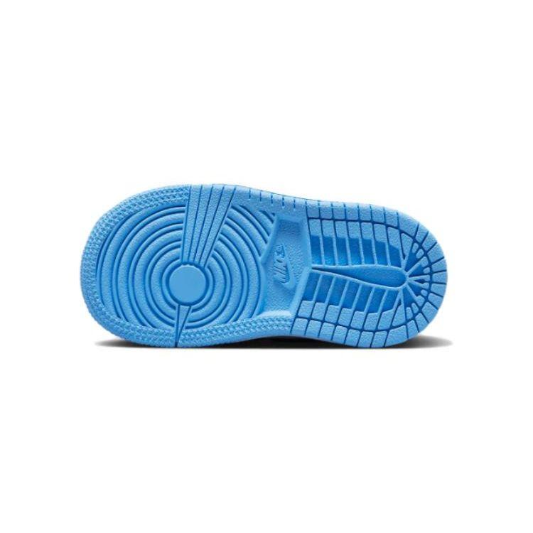 Детские кроссовки Air Jordan 1 Retro High OG TD UNC Toe Blue University-Blue Black FD1413-400