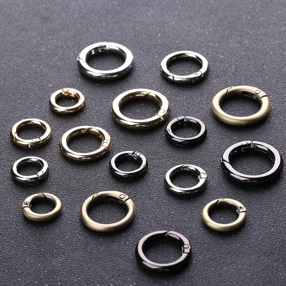 Крючки из цинкового сплава Застежка-кнопка Зажим для ремня сумки Карабин Кошельки Сумки Пружинные пряжки с уплотнительным кольцом