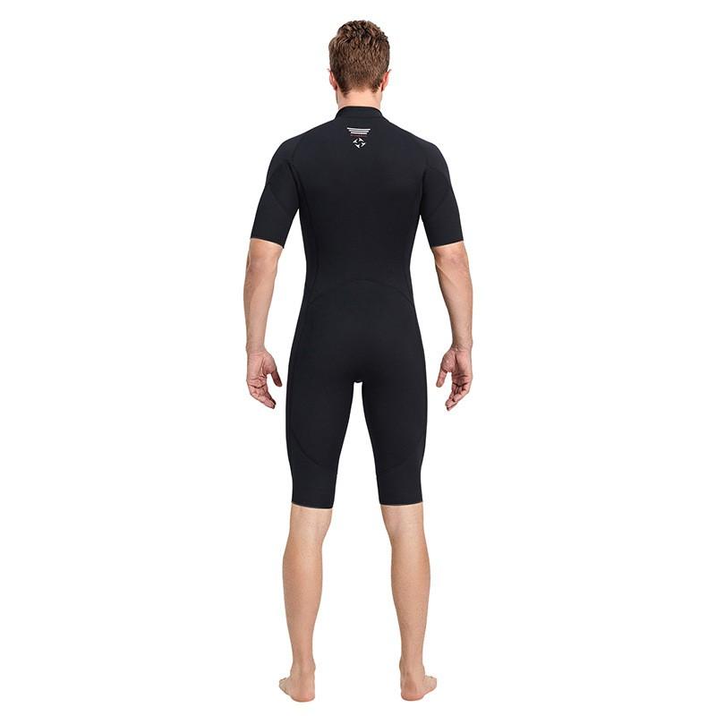 Mens 3mm Short Sleeve Full Wetsuit Diving Snorkeling Surfing Swimming Warmth Protection