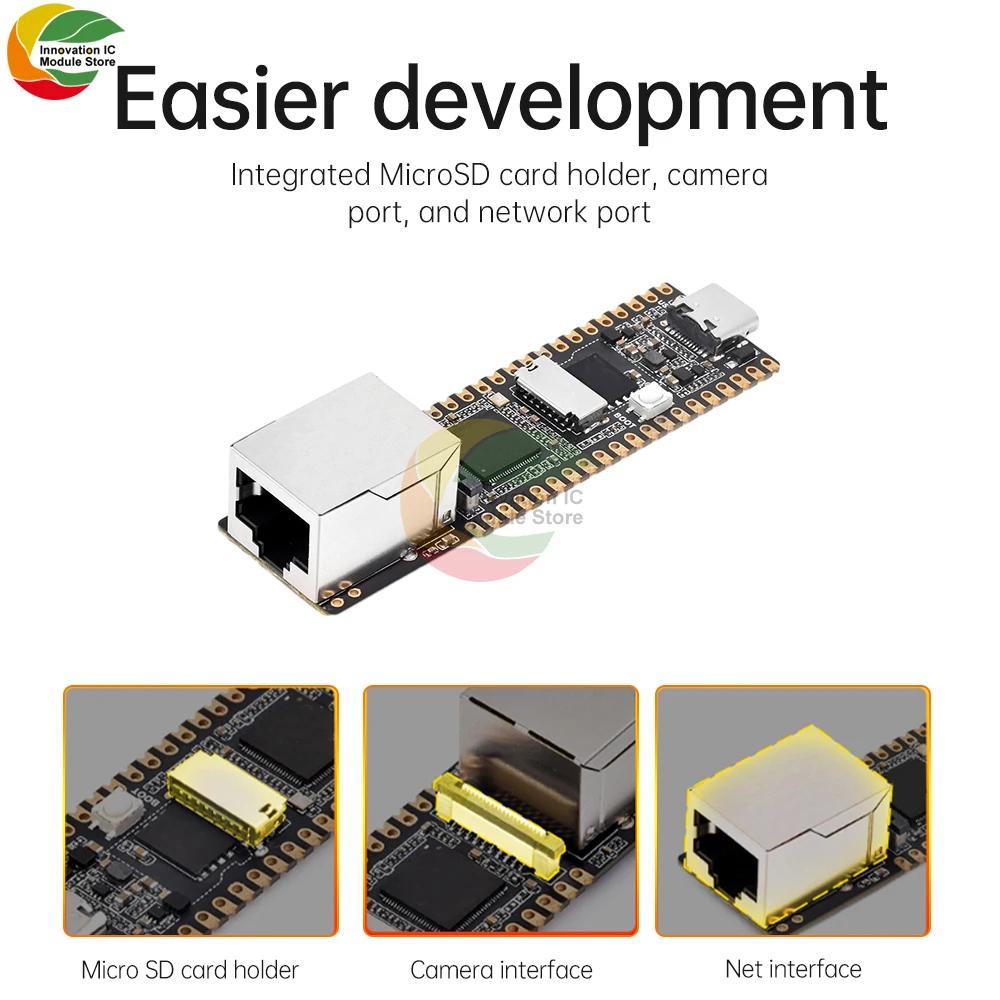 Luckfox Pico Plus Development Board Cortex-A7 Artificial Intelligence Demo Board RV1103 Vision Processor with Ethernet for Linux