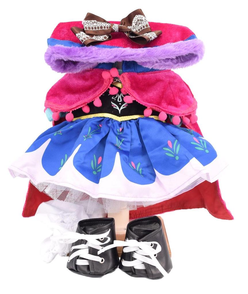 Плюшевый мишка онлайн Костюм Алисы Куки Энн из Ледяного королевства для маленького размера Магазин печенья Наряжаться (Никто) (Анна Анн)