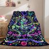 Death Note Prime Print Flannel Blanket, Cartoon Design for Sofa and Bed, Cozy Home Decor, Travel Outdoor Throw_LIAN