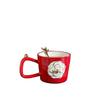 Shangqi 3D Gold Embossed Camellia Mug