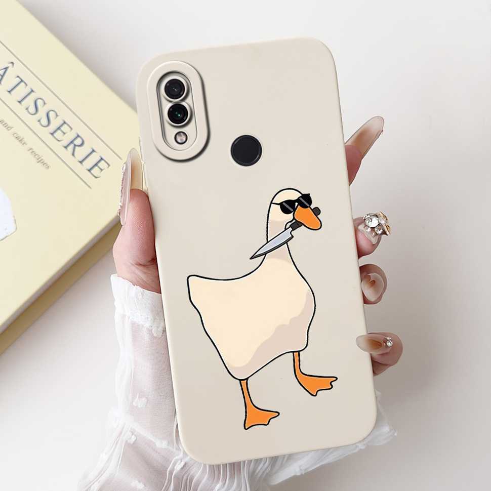 For Xiaomi Redmi Note 7 6.3" Casing Cute Cartoon Shockproof Back Cover For Redmi Note 7 note7 Flower Soft Silicone Phone Cases