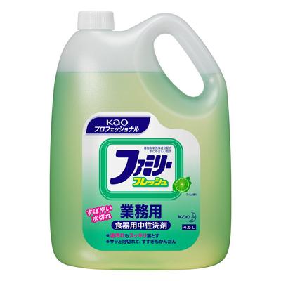 Kao Family Fresh Commercial Dish Detergent Можно мыть овощи Kao Professional Services [Большая емкость] 4,5 л
