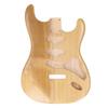 Asixxsix Unfinished Guitar Body, Walnut Wood Electric Guitar Body/Barrel Replacement Part, Unfinished Electric Guitar Body/Barrel, Blank Guitar Barrel