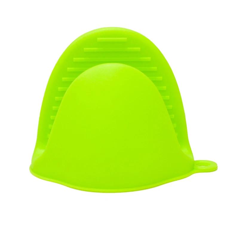 Утолщенные силиконовые термостойкие перчатки Нескользящие прихватки Варежки для духовки Микроволновые кухонные перчатки для выпечки и приготовления пищи