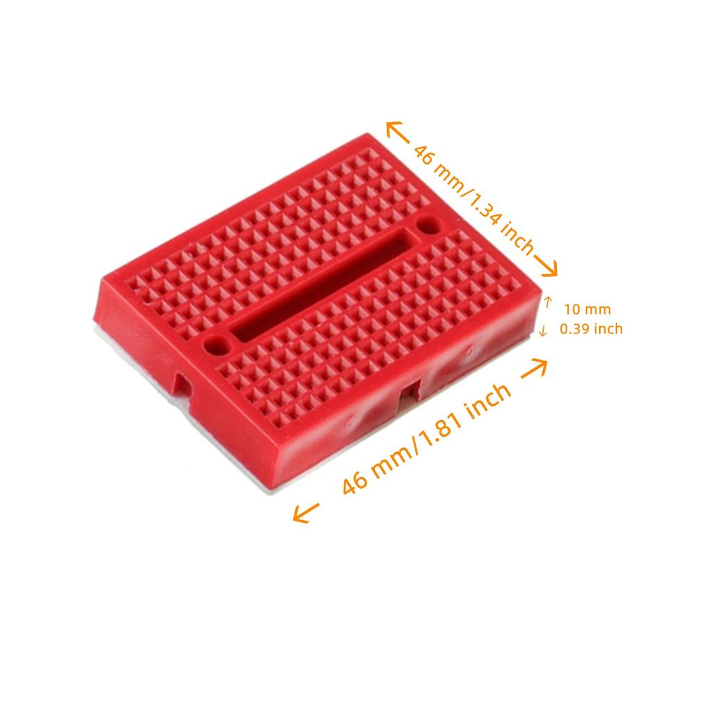 Комплект макетных плат включает в себя 830/400/170-точечные беспаечные макетные платы для распределительных соединительных блоков Proto Shield