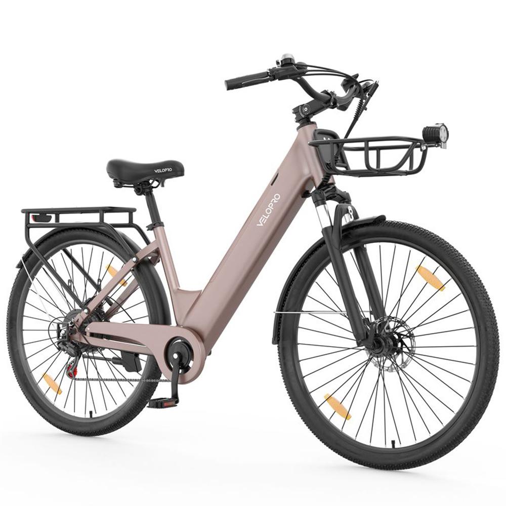 Velopro C1 Pro Electric Bicycle 27.5" Tire 250W Motor Urban Commuter Electric Bike 648Wh Hydraulic Brakes 7 Speed Max Load 150kg