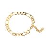 Flat Link Chain Bracelet Men Women Metal Fashionable Elegant Bracelet Jewelry Accessory for Dating Party