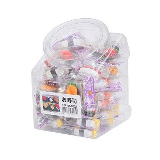 Iwako Sushi Eraser 60 Pieces SCER951021
