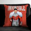 I-Invincible Смешная Мультяшная Наволочка Подушки Ультра Мягкая Кожевенно-Дружелюбная Ткань Облакоподобный Комфорт и Скрытая Молния
