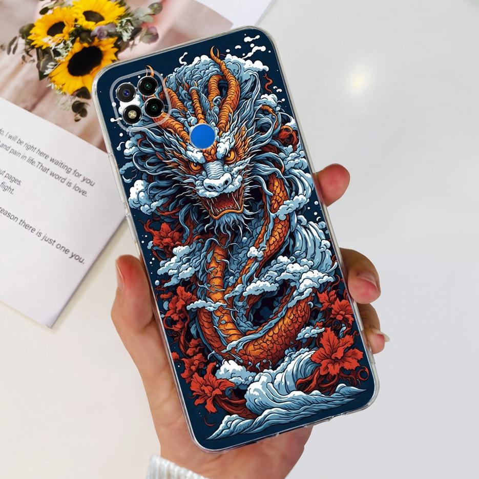 Чехол для Xiaomi Redmi 9C Милый Чехол с Рисунком Панды Астронавта Мягкий Силиконовый Чехол для Телефона Для Xiaomi Redmi 9C NFC Redmi9C Fundas Capa