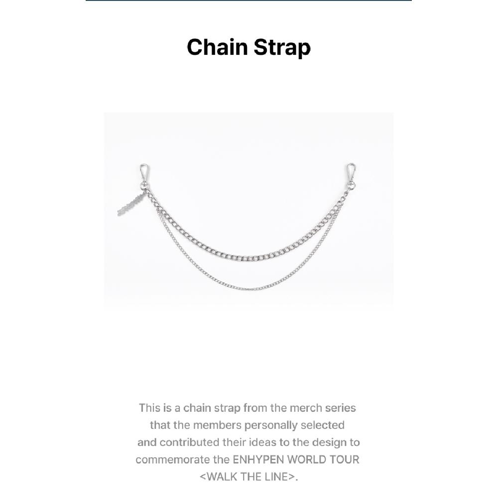 ENHYPEN [ПЕРЕЙТИ ПО ЛИНИИ] Ремешок-цепочка
