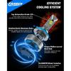 2PCS H11 H9 H8 LED Light Bulb,50000LM 6500K Easy Installation H11 Fog Light Bulbs Turn Signal Light Assemblies,CANbus Ready