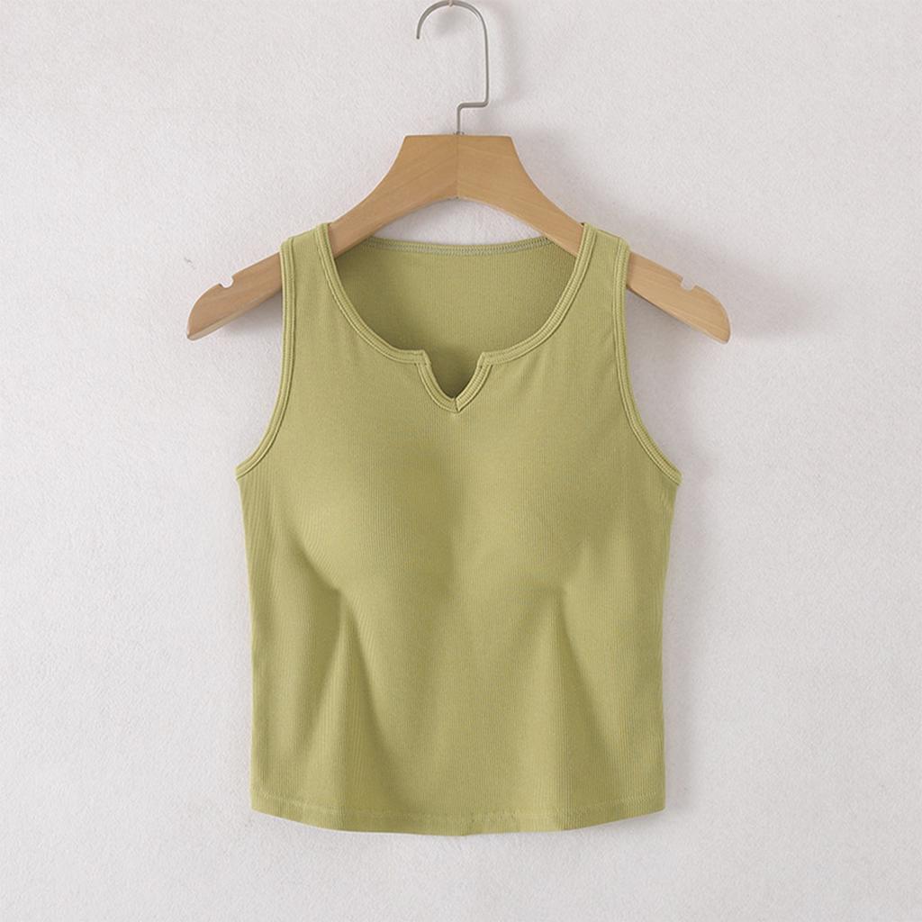 Ladies' Versatile And Sexy Camisole With Chest Cushion, Comfortable Inner Layer, Women's Top