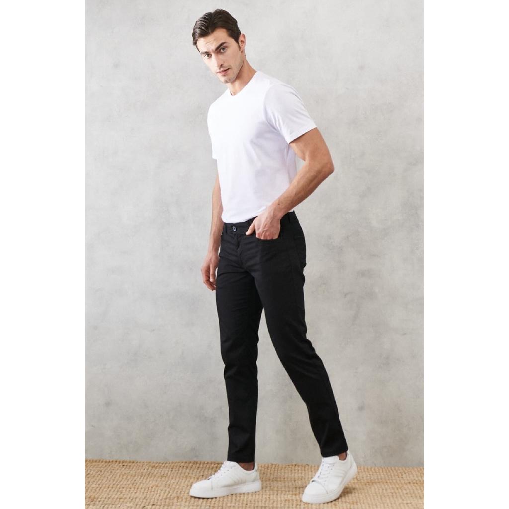 Мужские брюки-чинос светло-коричневого цвета Slim Fit с 5 карманами