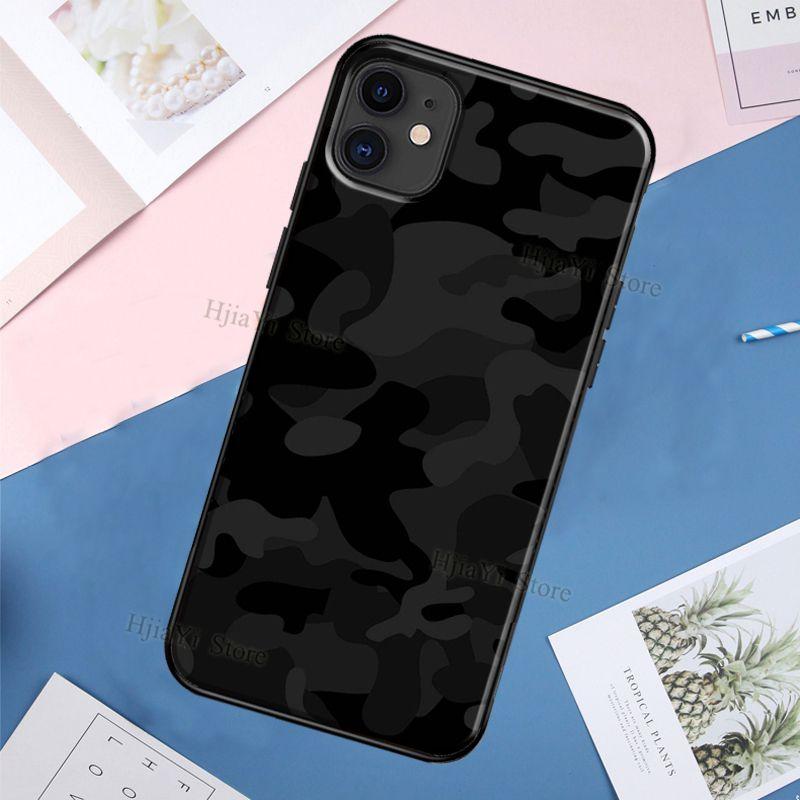 Армейский Военный Камуфляжный Чехол Для iPhone 13 11 12 Pro Max mini X XR XS Max SE 2020 5S 6 6S 7 8 Plus TPU Чехол