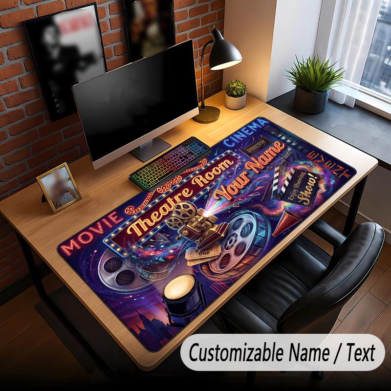 Other Similar Designs Theme Custom Mouse Pad Personalized With Name Text Customized Desk Mat For Office Home Decor