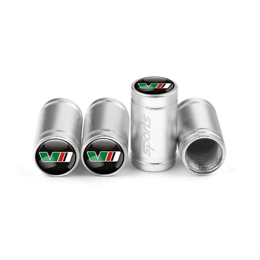 uwhxm4 Tire Valve Caps Decorative Tyre Wheel Stem Air Valve Cover for Skoda Octavia Rapid Fabia Superb Kodiaq Scala Karop Kamiq Citigo